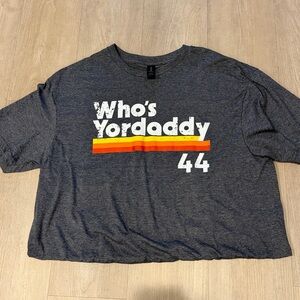 Houston Astros yordan alvarez tshirt size xlarge. Whos Yordaddy!